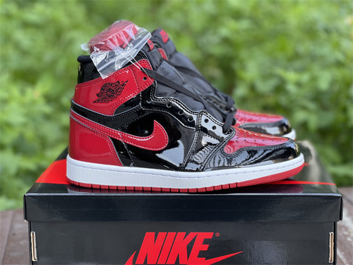 Ultimate version_ Air Jordan 1 High OG _BRED PATENT_ goods number_ 555088-063_ full code shipment 36-40-47.5-fc7f6ed6